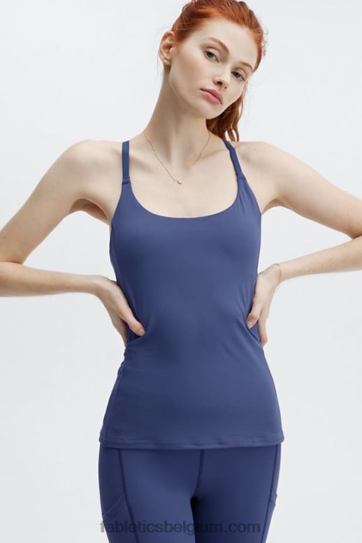 diep kobalt vrouwen on-the-go ingebouwde bh-tank Fabletics LH20J2179