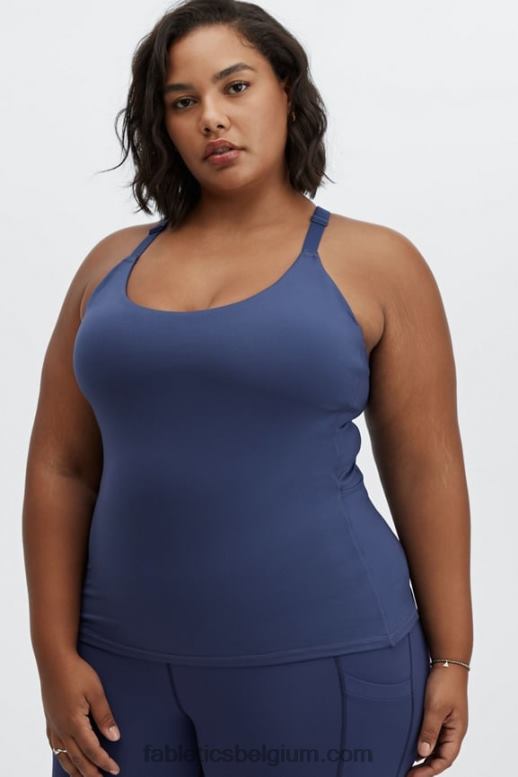 diep kobalt vrouwen on-the-go ingebouwde bh-tank Fabletics LH20J2180