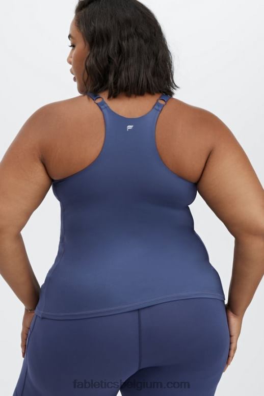 diep kobalt vrouwen on-the-go ingebouwde bh-tank Fabletics LH20J2180