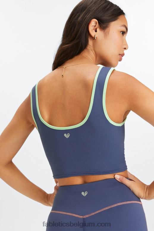 diepe kobalt multi vrouwen catalina ingebouwde bh-tank Fabletics LH20J2274
