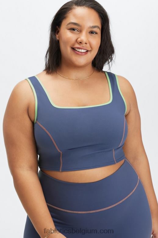 diepe kobalt multi vrouwen catalina ingebouwde bh-tank Fabletics LH20J2275