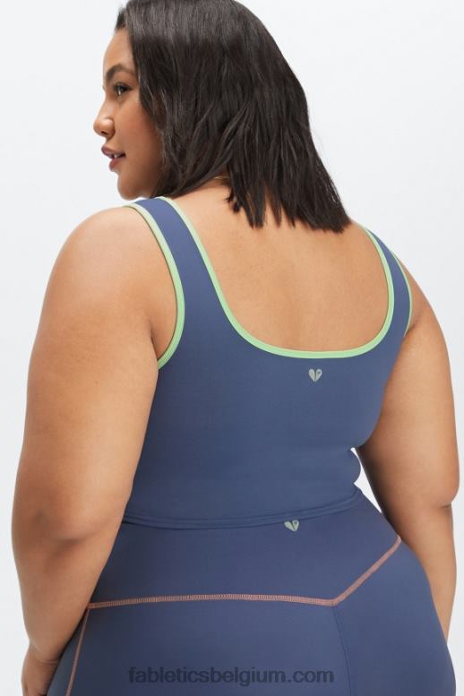 diepe kobalt multi vrouwen catalina ingebouwde bh-tank Fabletics LH20J2275