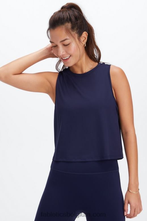 diepe marine vrouwen dry-flex spiertank Fabletics LH20J2208