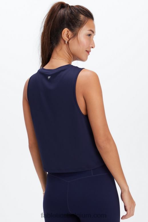 diepe marine vrouwen dry-flex spiertank Fabletics LH20J2208