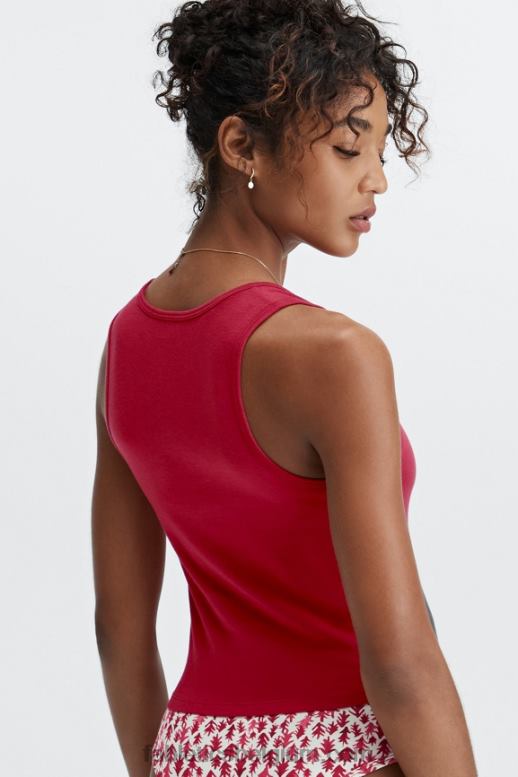 dieprood vrouwen 24/7 Britt-tank Fabletics LH20J2256