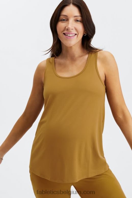 donker brons vrouwen mariel zwangerschapstank Fabletics LH20J2284