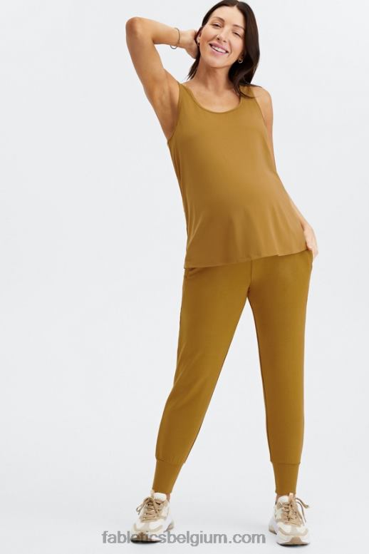 donker brons vrouwen mariel zwangerschapstank Fabletics LH20J2284
