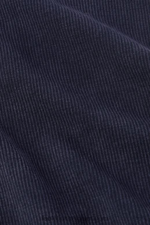 donker indigo vrouwen naadloze tanktop met hoge hals Fabletics LH20J2152