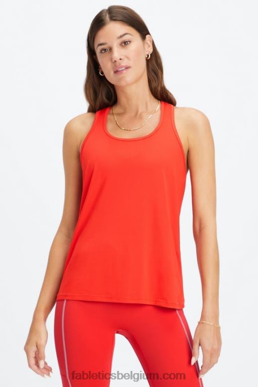 elektrische kers vrouwen phoenix lite racerback-tank Fabletics LH20J2185