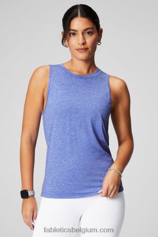 extreme koninklijke heide vrouwen dry-flex tank met open achterkant Fabletics LH20J2117