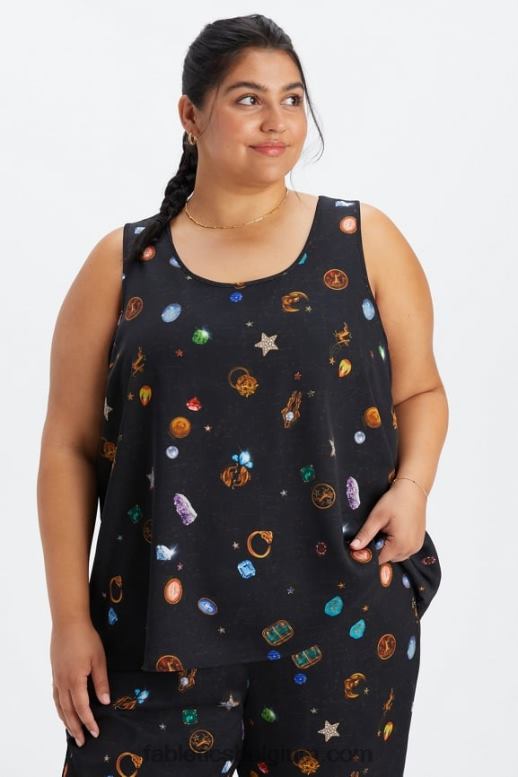 geluksbrenger vrouwen ecosatin tank Fabletics LH20J2238