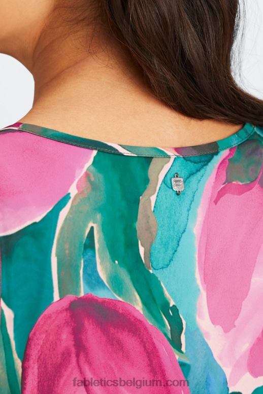 geschilderde tulpen vrouwen slaap tank Fabletics LH20J2235