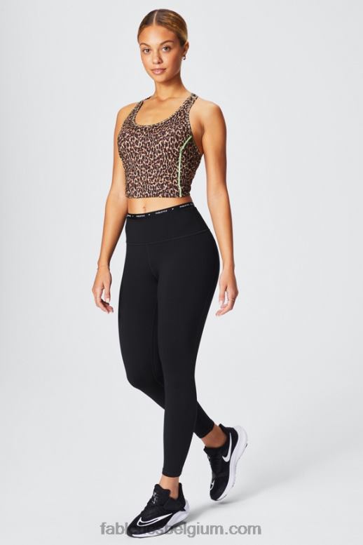 golvende cheetah/markeerstift vrouwen phoenix lite racerback-tank Fabletics LH20J2181