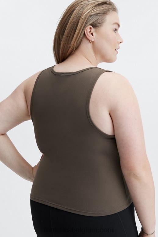 grens vrouwen inwonende katoenen tank Fabletics LH20J2246