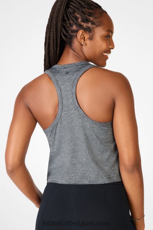 grijze heide vrouwen dry-flex klassieke tanktop Fabletics LH20J2220