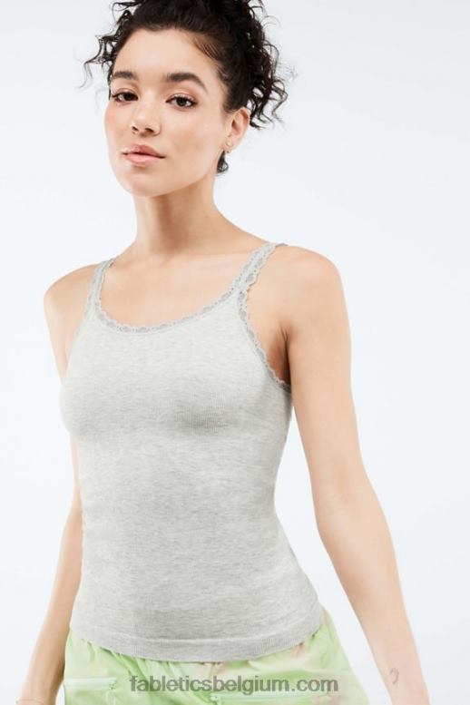 heide grijs vrouwen eden naadloze skinny tanktop Fabletics LH20J2313