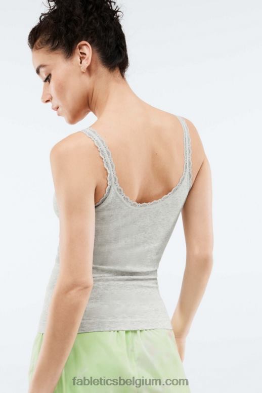 heide grijs vrouwen eden naadloze skinny tanktop Fabletics LH20J2313