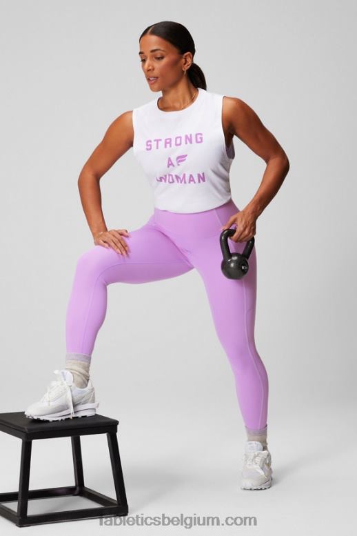 klassiek wit/grafisch vrouwen internationale dag spiertank Fabletics LH20J2168