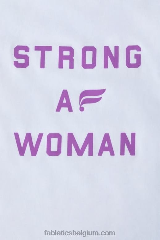klassiek wit/grafisch vrouwen internationale dag spiertank Fabletics LH20J2168
