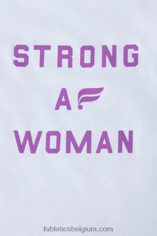 klassiek wit/grafisch vrouwen internationale dag spiertank Fabletics LH20J2169