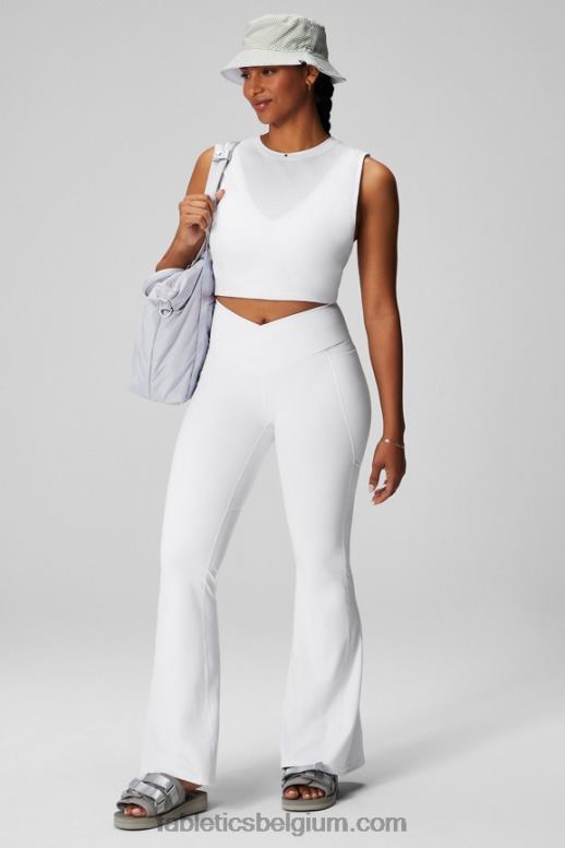 klassiek wit vrouwen micha spier tank Fabletics LH20J2172