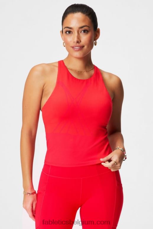 klassieke kers vrouwen strappy ingebouwde bh-tank Fabletics LH20J2129