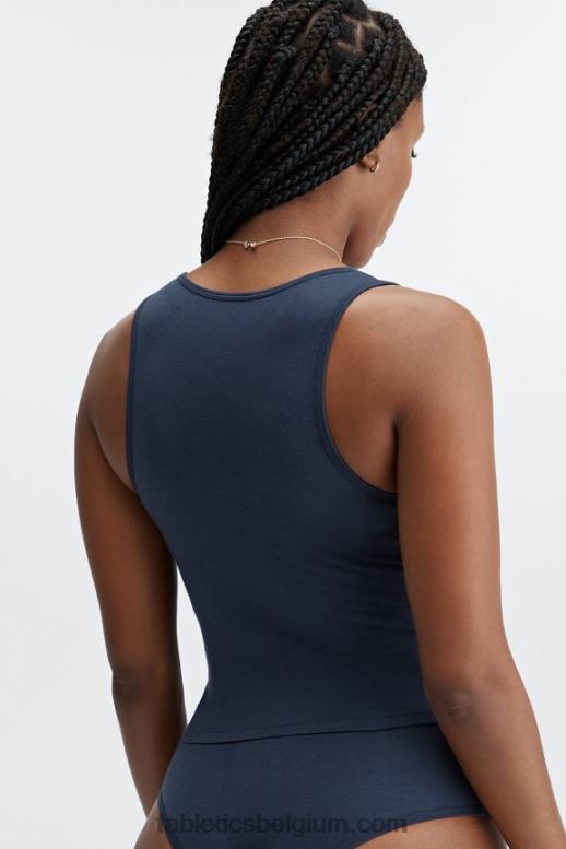 klassieke marine vrouwen 24/7 Britt-tank Fabletics LH20J2257