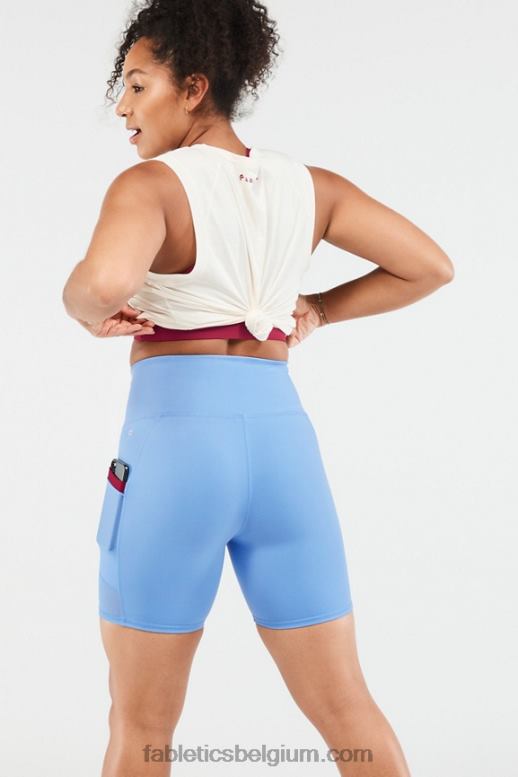 kokosnoot/kersen burst-logo vrouwen milieubewuste spiertank Fabletics LH20J2304