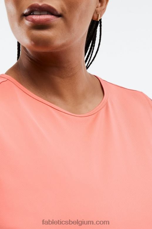 koraal waas vrouwen theegan spier tank Fabletics LH20J2204