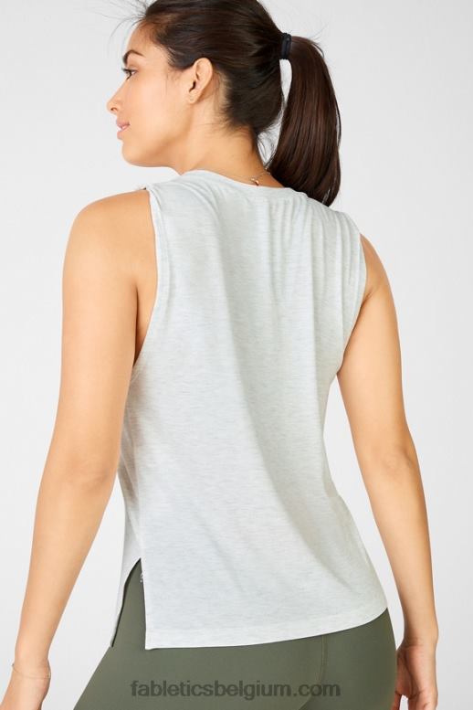 lichtgrijze heide vrouwen liefdesdag tank Fabletics LH20J2403