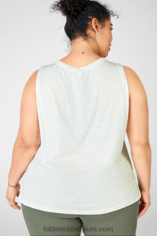 lichtgrijze heide vrouwen liefdesdag tank Fabletics LH20J2404
