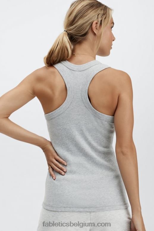 lichtgrijze heide vrouwen tinsley tank Fabletics LH20J2323