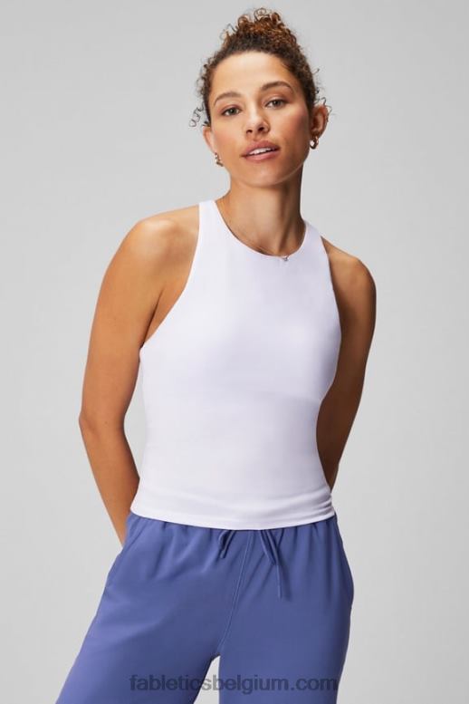 lila gefluister vrouwen strappy ingebouwde bh-tank Fabletics LH20J2134