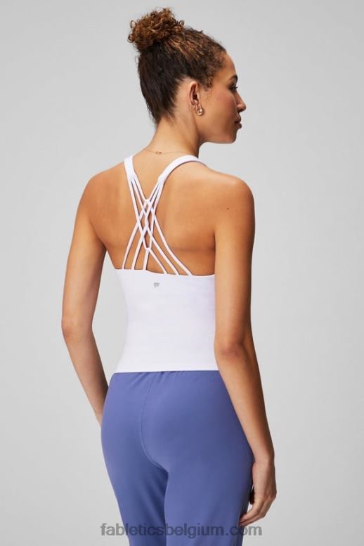 lila gefluister vrouwen strappy ingebouwde bh-tank Fabletics LH20J2134