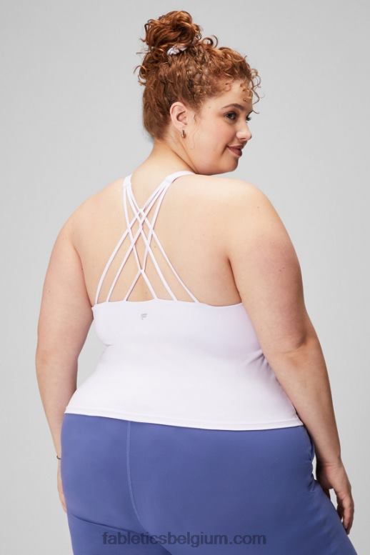 lila gefluister vrouwen strappy ingebouwde bh-tank Fabletics LH20J2135