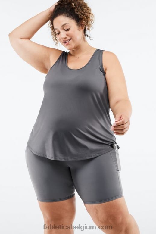 middengrijs vrouwen mariel zwangerschapstank Fabletics LH20J2287