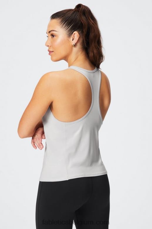 mineraal grijs vrouwen phoenix lite racerback-tank Fabletics LH20J2182