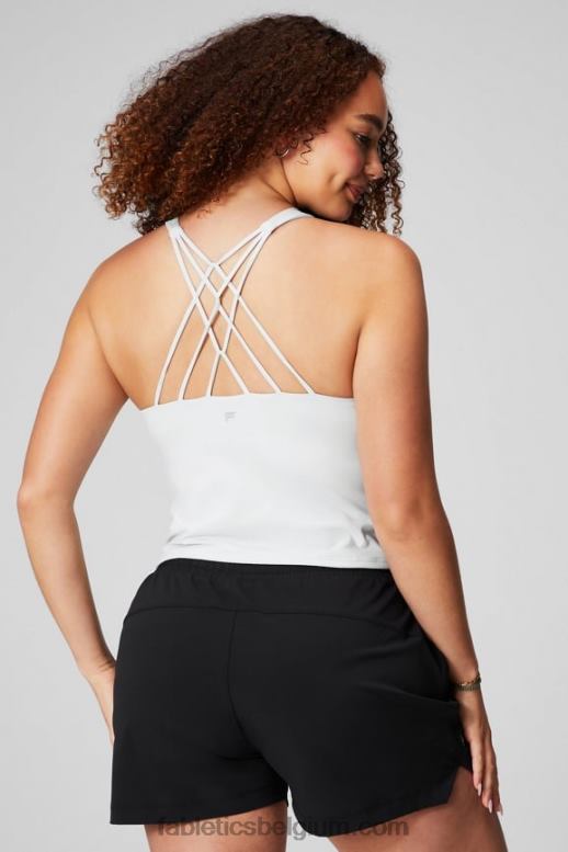 mintgrijs vrouwen strappy ingebouwde bh-tank Fabletics LH20J2130