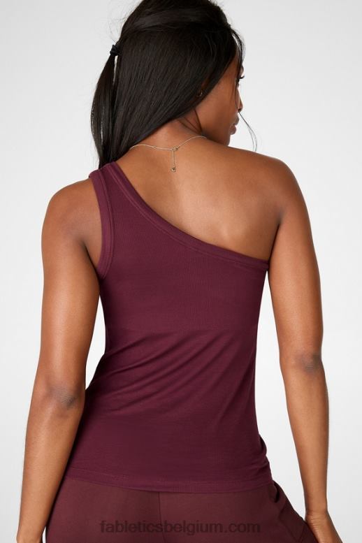 portwijn vrouwen esme tanktop met één schouder Fabletics LH20J2361