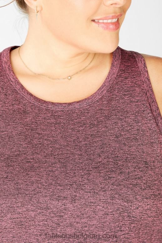 roze mauve vrouwen dry-flex klassieke tanktop Fabletics LH20J2222