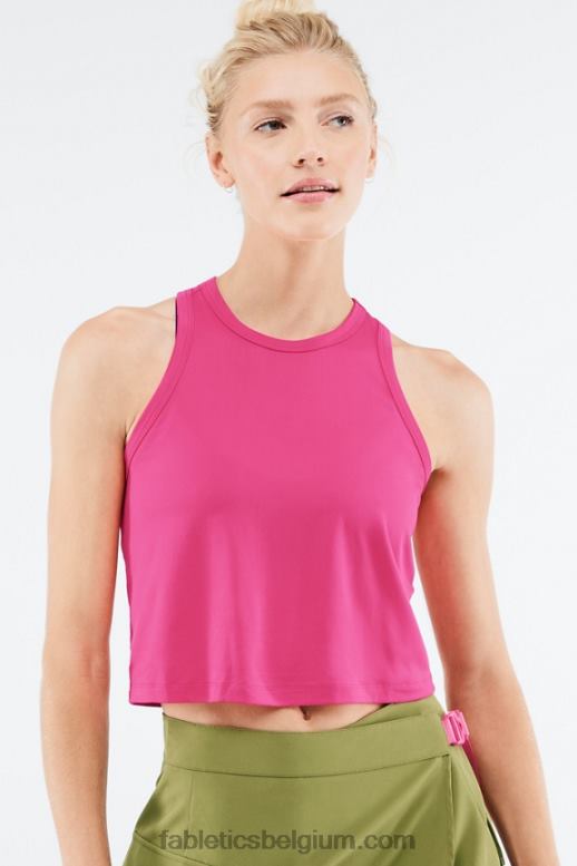 roze stoot vrouwen dry-flex klassieke tanktop Fabletics LH20J2216