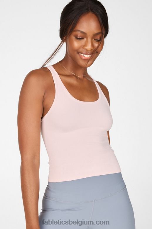 roze vorst vrouwen denise sculpt gebreide tanktop Fabletics LH20J2311