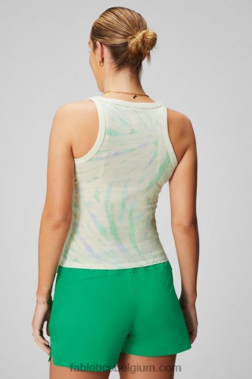tie-dye spin vrouwen Scheptank van 100% katoen Fabletics LH20J2159