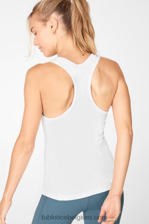 wit vrouwen Phoenix racerback-tank Fabletics LH20J2300