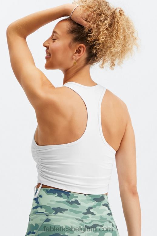 wit vrouwen jacqueline ingebouwde bh-tank Fabletics LH20J2288