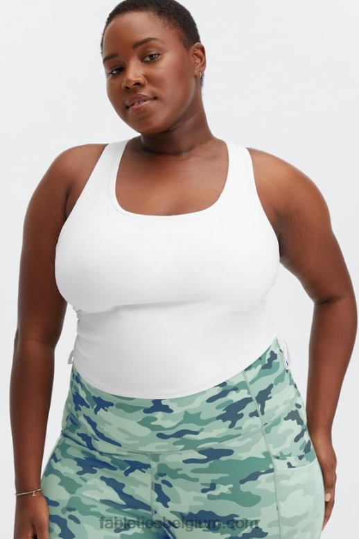 wit vrouwen jacqueline ingebouwde bh-tank Fabletics LH20J2289