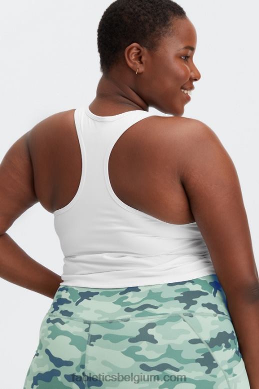 wit vrouwen jacqueline ingebouwde bh-tank Fabletics LH20J2289