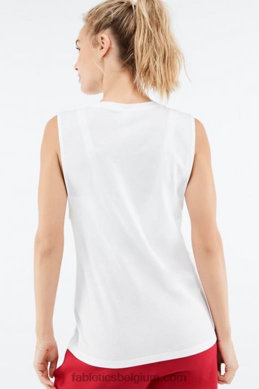 wit vrouwen micha spier tank Fabletics LH20J2174