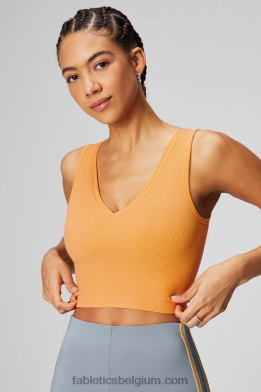 woestijn zon vrouwen tanktop met v-hals Fabletics LH20J2199