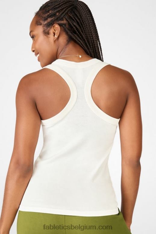 zacht wit vrouwen tinsley tank Fabletics LH20J2326